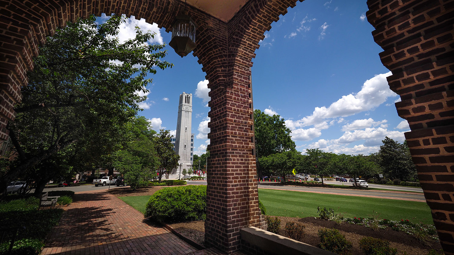 An image of the NC State belltower